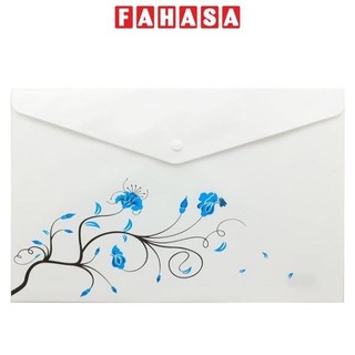 Bìa nút hoa văn usign us-1237f - họa tiết xanh dương