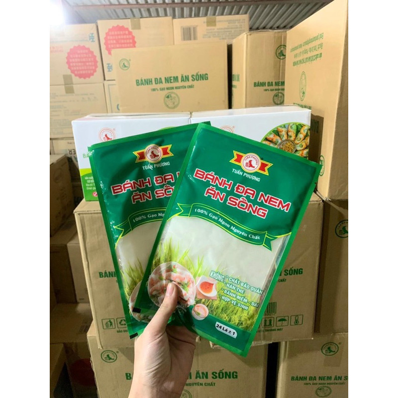 Bánh đa nem ăn sống