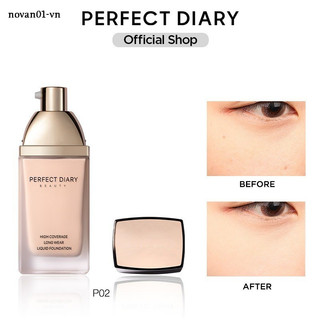 Kem nền high coverage perfect diary dạng lỏng che phủ tốt lâu trôi 30ml