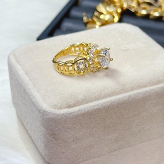 Nhẫn đồng kim tien một hột
