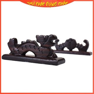 Gác bút thư pháp gỗ hình rồng Thư Pháp Dụng Phẩm