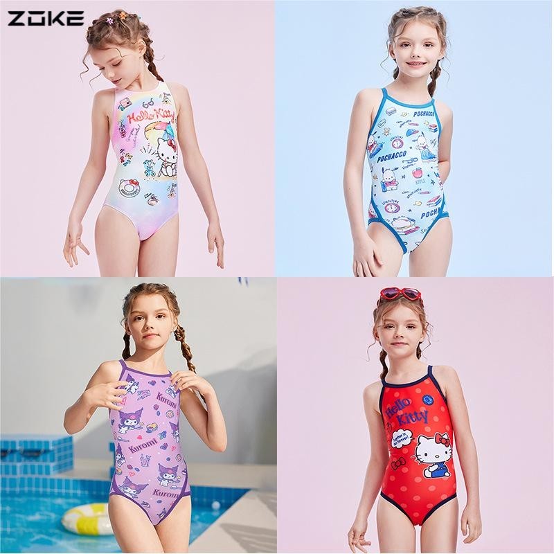 Zoke Kid Đồ Bơi Hoạt Hình Dễ Thương In Đồ Bơi Huấn Luyện Chuyên Nghiệp Trang Phục Bơi Cho Trẻ Em Bé 