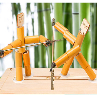 Người Rối Chiến Đấu Robot Chiến Đấu 2 Người Bằng Tre Trò Chơi Dân Gian Cho Bé Và Gia Đình Tương Tác