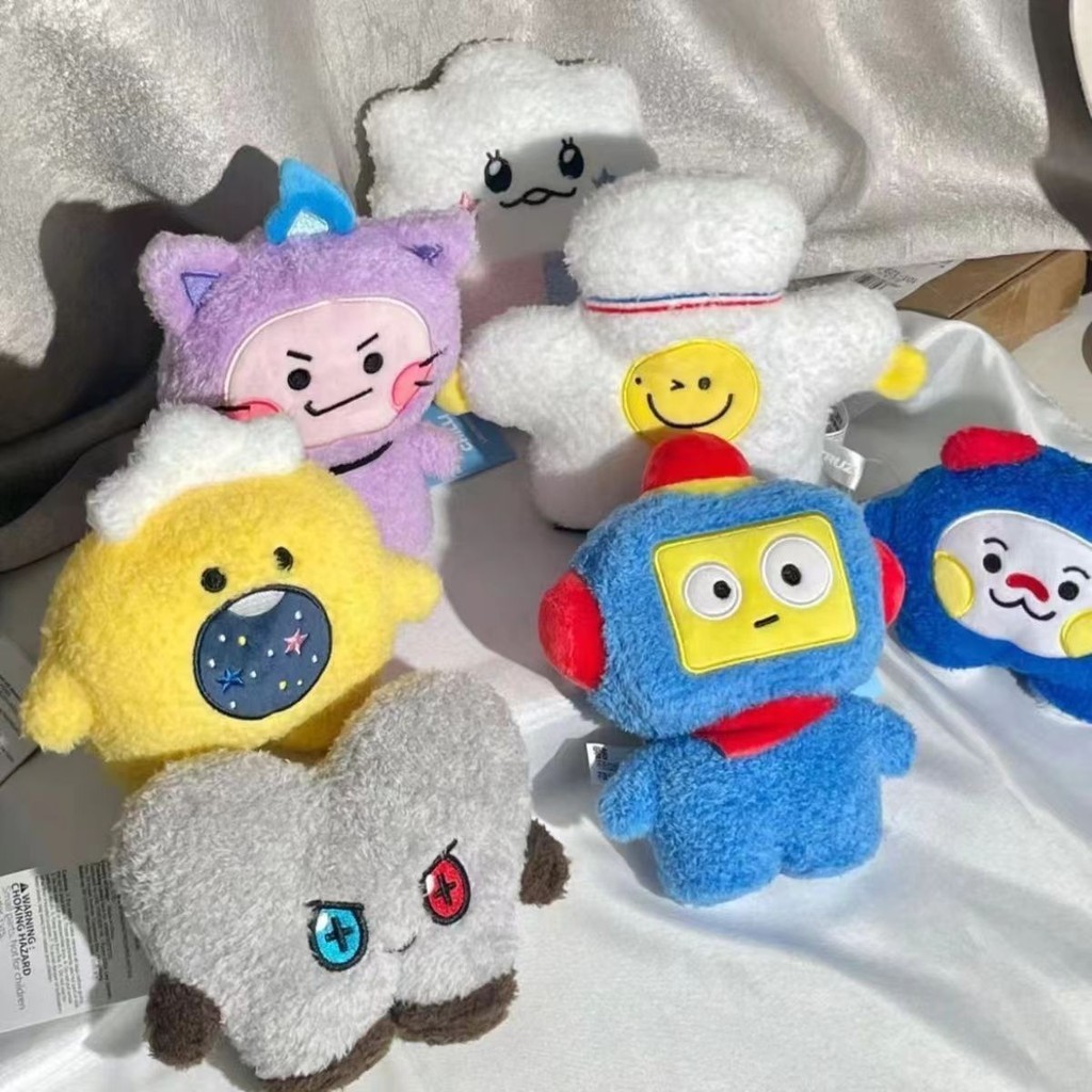 Truz TATTON Búp bê sang trọng Hoạt hình dễ thương Búp bê đứng TREASURE Choi Hyun-suk