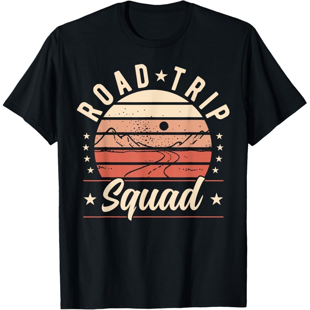 Retro Road Trip Squad Road Trip Lover Tee Áo thun Unisex