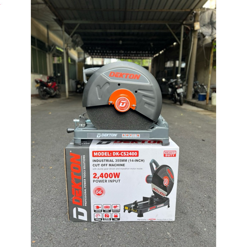 Máy cắt sắt Dekton DK CS2400, dây đồng