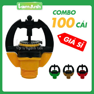  Giá sỉ  Combo 100 Béc tưới H633 phun mưa bù áp cao cấp độ bền trên 5 năm béc tưới cây ăn quả béc tưới gốc cây 