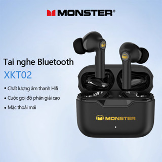Tai Nghe Monster XKT02 Kết Nối Âm Thanh HIFI Giảm Tiếng Ồn Chất Lượng Cao Bluetooth 5.1