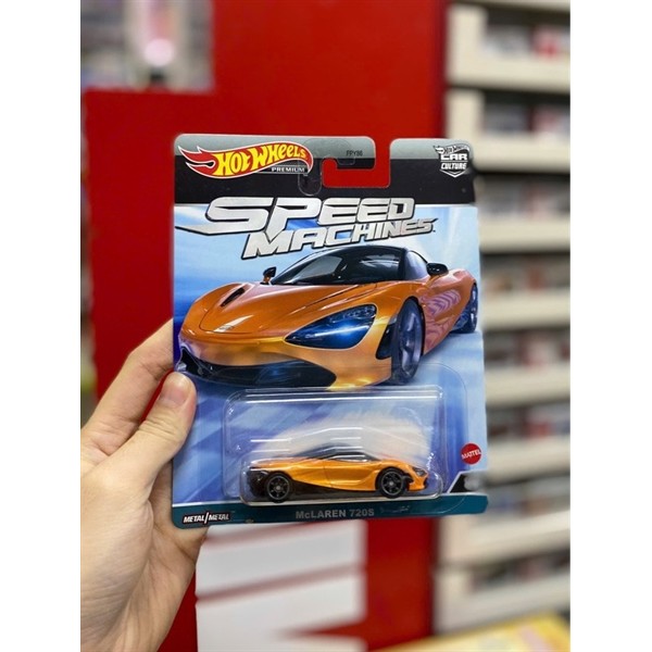 Xe mô hình HKC43 Hot Wheels Car Culture Speed Machine - McLaren 720S