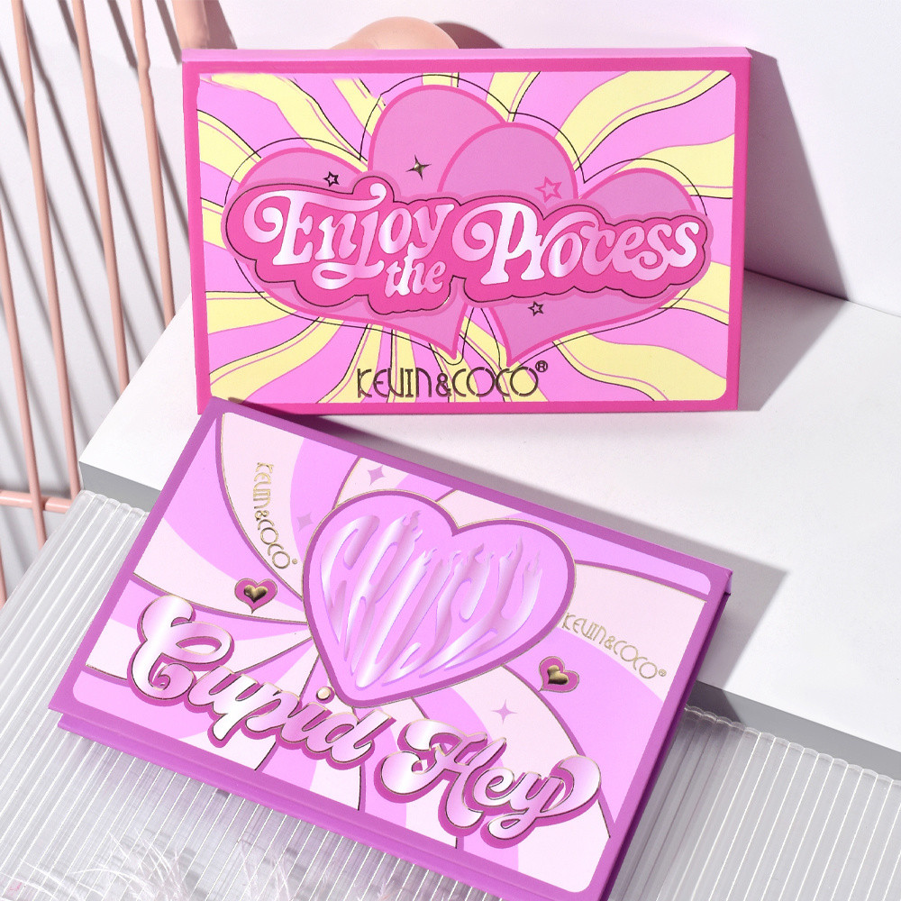 Ngoại Thương Độc Quyền Cung Cấp KEVIN & COCO Bảng Phấn Mắt Di Động 6 Màu Độ Bóng Cao Mờ Ngọc Trai Gi