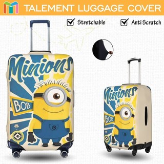 Vỏ Bọc Vali Chống Trầy Minions Bao Trùm Vali Độ đàn hồi Cá nhân  Luggage Cover Size 18 20 22 24 26 28 30 32 inch B114