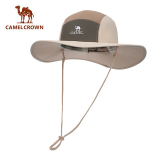 Camel Crown Chống Nắng Khối Màu Mũ Xô, Chống Tia UV Vải Thoáng Khí Mũ Chống Nắng