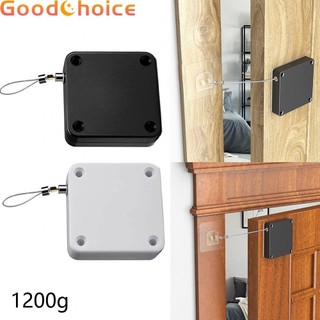 Door Closer Tension Closing Device 1200g Anti-oxidation Automatic Black/white