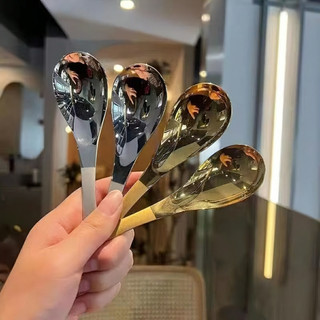Thìa inox nhiều kích cỡ, muỗng chất liệu không gỉ, có cán cầm dài, Thìa Muỗng ăn cơm , Thìa Cà phê , Thìa ăn cháo-LPERM