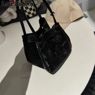 Laz Johnn Phiên Bản Hàn Quốc Thiết Kế Cảm Giác Nhỏ niche Đơn Giản Túi Xô Di Động Tất Cả Thường Ngày Đeo Vai Đơn Túi Vuông Nhỏ Người Phụ Nữ