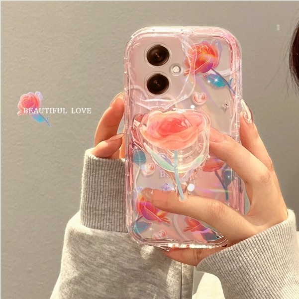 Ốp lưng Oppo A3 Pro A3x A60 Reno 12f 12 Pro 11f 11 10 Pro 8t 8 8z 7z 7 6z 5 4 6 F11 F9 Pro A79 A18 A78 A58 A38 A17 A17k A77s A57 A55 A16 A15 A15s A54 A53 A52 A94 A93 A74 A76 A96 A95 A92 A12 A16k A5s A7 A31 A9 A5 A1k A3s rose flower support soft phone case