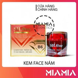 Kem face vip sh one b6 chính hãng - face vip diamond màu đỏ hỗ trợ giảm nám dưỡng trắng da 25g