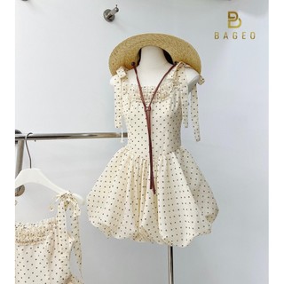 Váy dây buộc vai dáng ngắn TKCC BAGEO