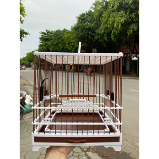 Bộ khung lồng khuyên hút mật vuông nhựa Lồng hút mật khuyên Trung quốc tự ráp 21cmx23cm kèm đủ phụ kiện và áo bền đẹp