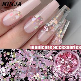 Trang trí bột lấp lánh móng tay - Nghệ thuật làm móng tay phản quang Shinning - Kim sa lấp lánh lấp lánh Paillettes - Phụ kiện móng tay - Đồ trang trí làm móng tay sáng tạo
