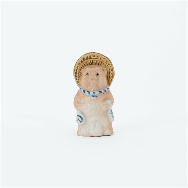 Tanuki Shigaraki Meizan đeo khăn Tenugui 9cm - hc-29 - Meizan