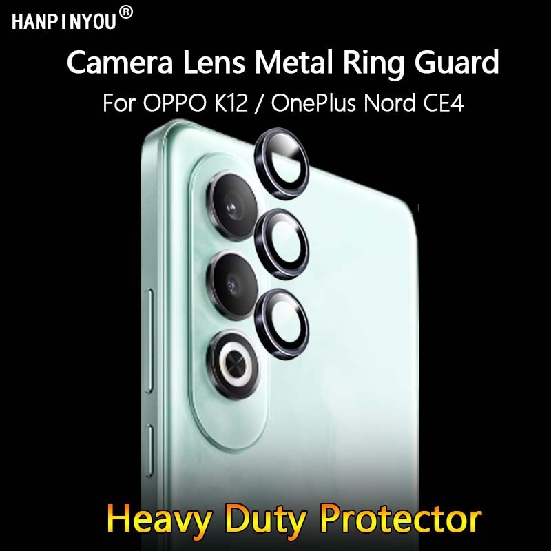 (1Pack = 3Rings) Dành Cho OPPO K12 / OnePlus Nord CE4 Siêu Mỏng Trong Suốt Bảo Vệ Ống Kính Máy Ảnh V