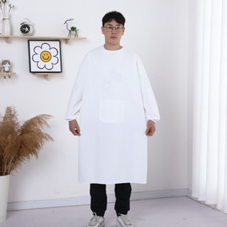 Tạp dề nam chống dầu chống thấm nước Tạp dề dài tay Quần yếm thay đồ ngược Nhà hàng / Sản phẩm thủy sinh / Giặt xe bảo hộ lao động trực tiếp Nhà máy