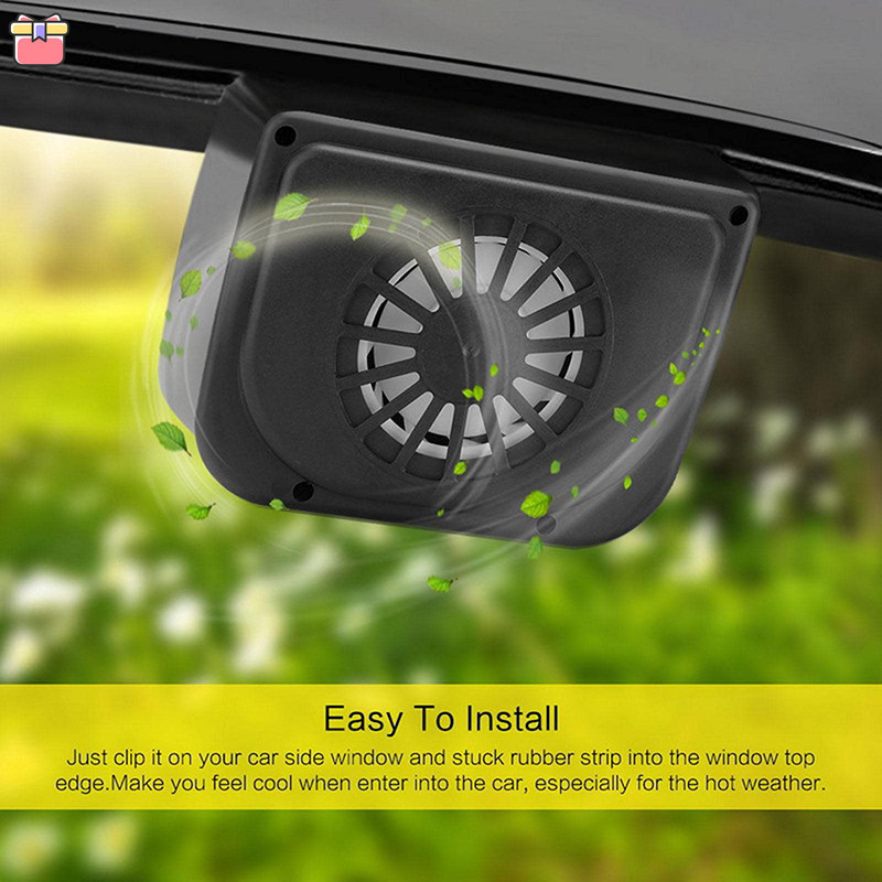 Tuần Hoàn Quạt Ô Tô Năng Lượng Mặt Trời JP3VN YKT