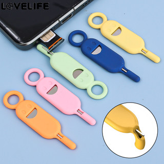  Pin thẻ Sim chống thất lạc - Kim thẻ thép không gỉ - Tẩy thẻ điện thoại - Có hộp đựng - Pin đẩy móc khóa - Di động, có thể treo, tái sử dụng
