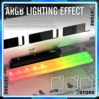 BỘ DỰNG DỌC VGA KÈM RISER EZDIY ARGB VERTICAL GPU MOUNT WITH PCIE4.0 RISER CABLE