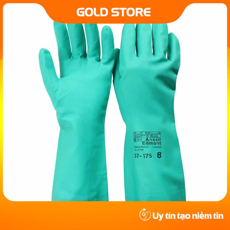  Găng tay chống hóa chất Ansell 37-176 bảo vệ toàn diện cho đôi tay, giá cực sốc