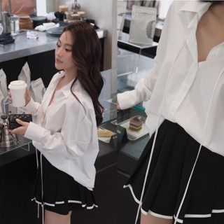 Set áo sơ mi và chân váy viền COCOBEBE DAME SET