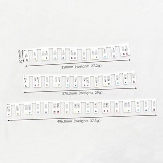 Metoo Có Thể Tháo Rời Silicon Lớp Phủ Bàn Phím Đàn Piano Ghi Chú Hướng Dẫn 61 / 88 Phím Kích Thước Đầy Đủ Có Thể Tái Sử Dụng