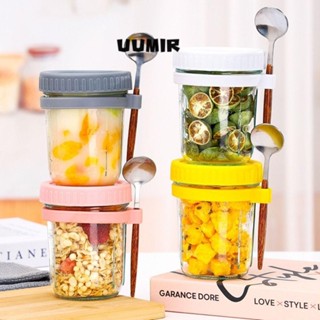 Hộp đựng sữa chua, Dung tích lớn có nắp đậy Cốc yến mạch qua đêm, Lọ đựng ngũ cốc thủy tinh chịu nhiệt 16 oz