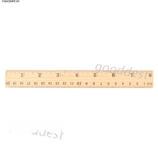 Toxicla49 thước gỗ hai mặt, dài 15cm / 20cm / 30cm