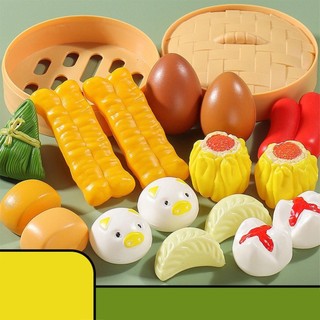 Trẻ Em Giả Vờ Chơi Đồ Chơi Nhà Bếp Mô Phỏng Thực Phẩm Rau Thịt Nướng Bộ Nấu Ăn Giáo Dục Nhà Chơi Đồ Chơi Tương Tác Cho Bé Gái