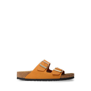 Dép Birkenstock Arizona Nubuck Leather Women's - Orange