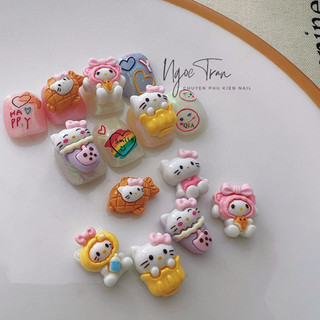 Charm hoạt hình hello kitty siêu đáng yêu mới 2024 | trang trí móng tay
