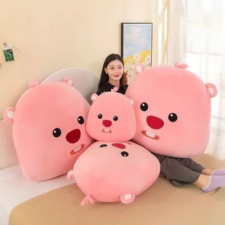 Beaver Gối loopy Búp Bê Sang Trọng Đồ Chơi Sofa Đệm Giường Gối Trẻ Em Quà Tặng Sinh Nhật Nữ