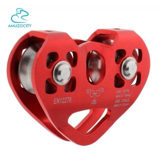 Xe đẩy cáp ròng rọc leo núi Amuzocity 30KN cho Carabiner