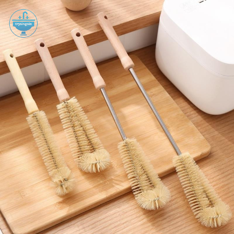 [Trysingoin] Cup Brush Cup Scrubber Glass Cleaner Brush Glass Cup Cleaning Brush VN