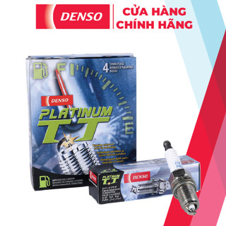 Bộ 4 Bugi Ô Tô PK20TT DENSO Platin, Hiệu Năng Cao, Hai Đầu Đánh Lửa Dùng Cho Các Hãng Toyota, Honda,... Mã 267700-6330