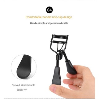 Máy uốn mi màu đen Dụng cụ uốn mi cục bộ Dụng cụ uốn mi loại tích hợp