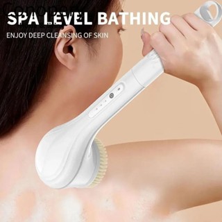 Conopery Bàn chải tắm điện, Bàn chải tắm điện cầm tay dài IPX7, Chức năng tắt tiếng chất lượng cao 360° Máy chà sàn cơ thể chống nước xoay