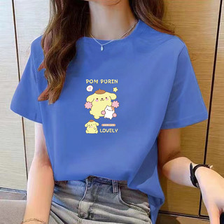 大 ❈ ❥ ❈ ✻ ❈ ❥ ❈ ❈ ❈ Áo thun nữ mùa hè Áo thun nữ tay ngắn màu hồng quần áo nữ Áo thun nữ cổ tròn thông thường mới in hình áo thun nữ