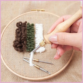 Dụng cụ thêu kim đục lỗ có thể điều chỉnh Kim đục lỗ 5 kim có thể thay thế 5 / 3.5 / 2.5 / 2 / 1.6Mm với shinvn