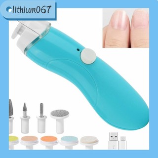 Lithium067 Máy khoan dũa móng tay điện an toàn cho bé Sạc 300MA cho