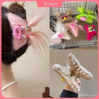 Hoạt Hình Sang Trọng Kẹp Tóc Người Phụ Nữ Chú Hề Búp Bê Lấy Kẹp Phong Cách Hàn Quốc Ins Thời Trang Dễ Thương Kẹp Tóc Phụ Kiện Tóc