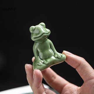 Welnhf ếch các bức tượng yoga zen trang trí sứ cảm xúc ếch thu nhỏ để bàn gốm sứ thiền ếch tượng cổ tích trang trí sân vườn micro phong cảnh trang trí thủ công hyundai