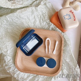 Phim hoạt hình Hộp đựng kính áp tròng Bộ du lịch Túi Mini Ống kính áp tròng Hộp đồng hành Gương Ống kính Hộp đựng Bộ du lịch di động